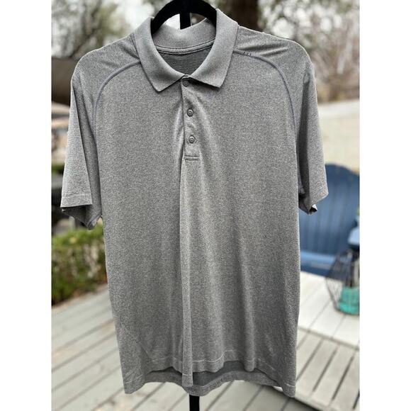 Metal Vent Tech Polo Shirt Size Large Men's Gray - Picture 1 of 9